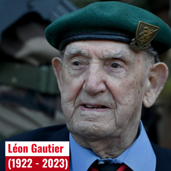 Dernier survivant du Commando Kieffer, Léon Gautier nous a quittés post thumbnail